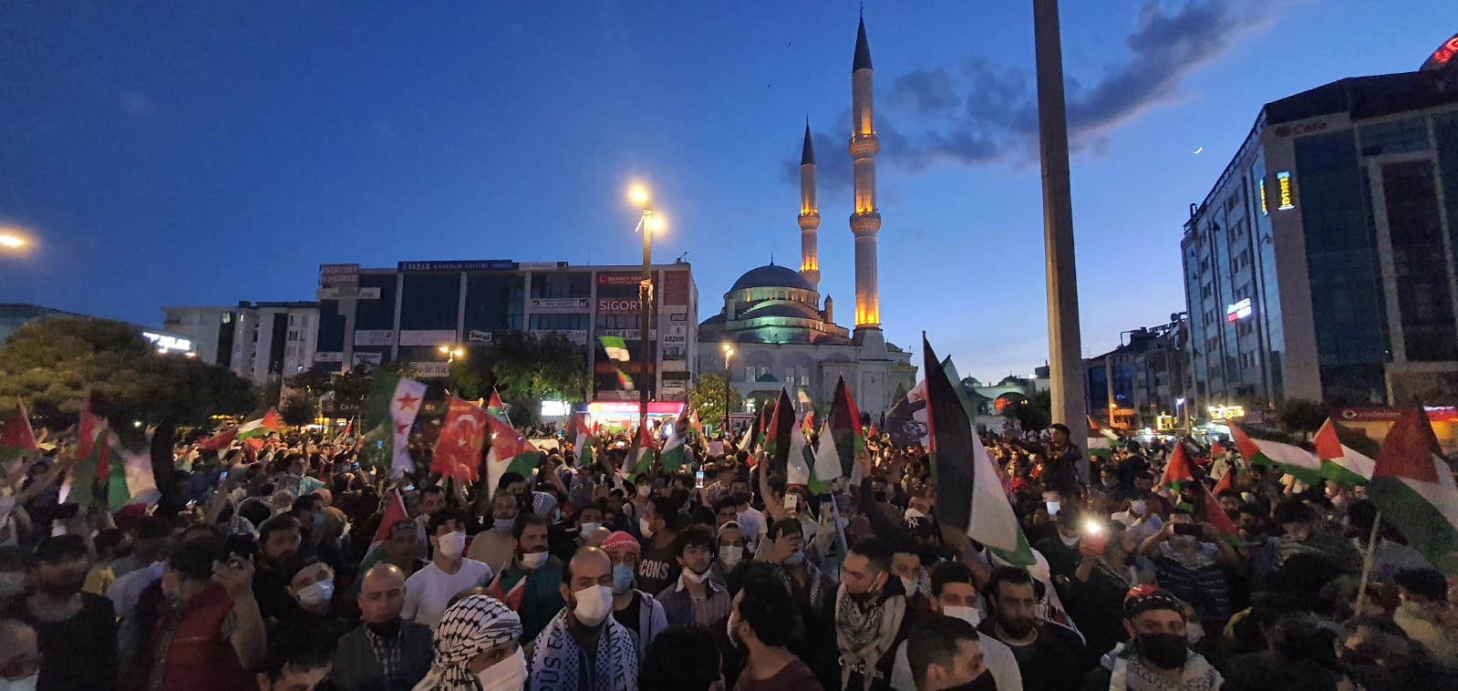 احتجاجات في عدة مدن بالعالم لنصرة الأقصي